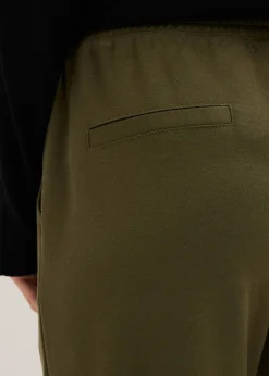 Femme bonprix Pantalons|Pantalon élastiqué avec nervures devant