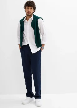 Homme bonprix Pantalons|Pantalon élégant à pinces, regular