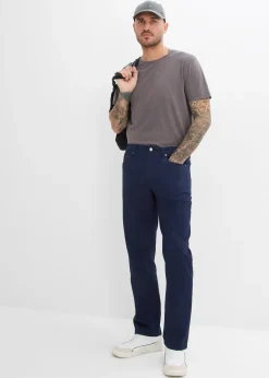 Homme bonprix Pantalons|Pantalon loose et extensible à taille élastiquée, droit