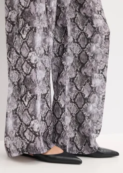 bonprix Pantalon palazzo|Femme Pantalons