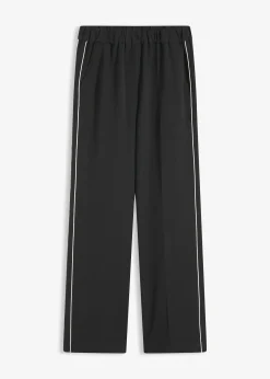Femme bonprix Pantalons|Pantalon palazzo à galons décoratifs