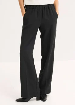 Femme bonprix Pantalons|Pantalon palazzo à galons décoratifs