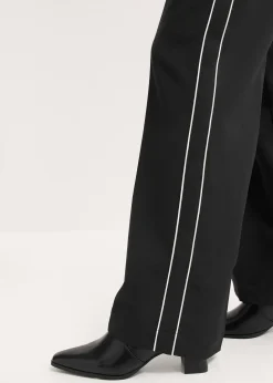 Femme bonprix Pantalons|Pantalon palazzo à galons décoratifs