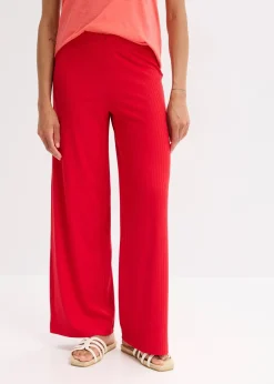 Femme bonprix Pantalons|Pantalon palazzo à taille élastiquée