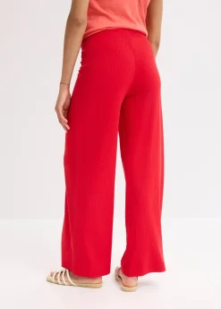 Femme bonprix Pantalons|Pantalon palazzo à taille élastiquée