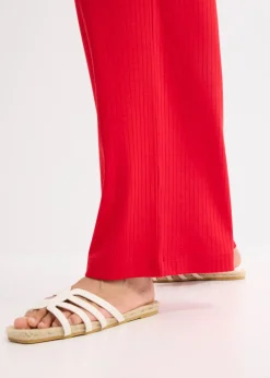 Femme bonprix Pantalons|Pantalon palazzo à taille élastiquée