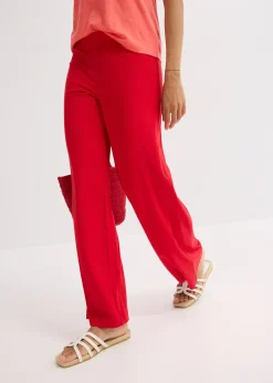 Femme bonprix Pantalons|Pantalon palazzo à taille élastiquée