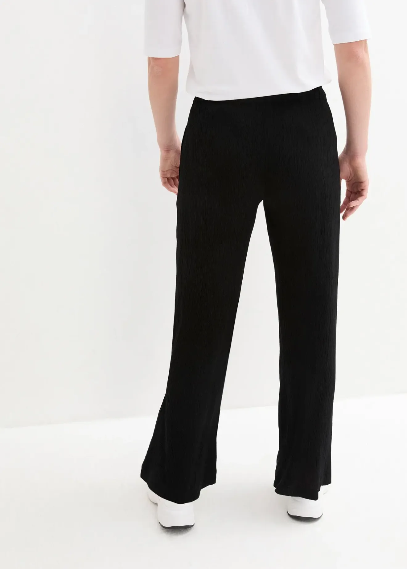 Femme bonprix Pantalons|Pantalon palazzo 100% viscose