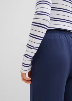 Femme bonprix Pantalons|Pantalon palazzo doux en néoprène