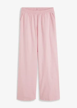 Femme bonprix Pantalons|Pantalon palazzo en lin mélangé