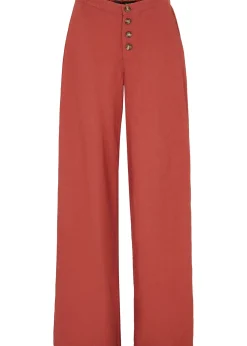bonprix Pantalon palazzo en lin mélangé|Femme Pantalons