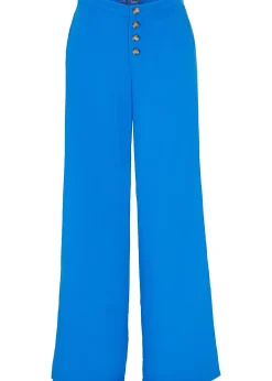 Femme bonprix Pantalons|Pantalon palazzo en lin mélangé