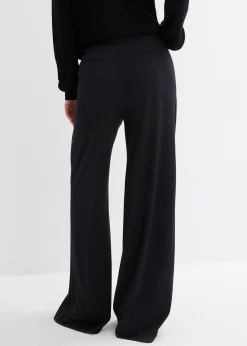 Femme bonprix Pantalons|Pantalon palazzo en Punto di Roma confortable