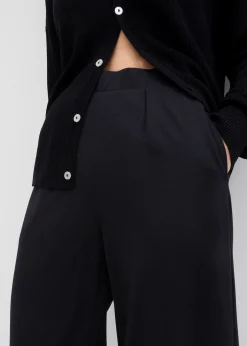 Femme bonprix Pantalons|Pantalon palazzo en Punto di Roma confortable