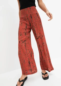 Femme bonprix Pantalons|Pantalon palazzo en viscose fluide