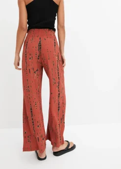 Femme bonprix Pantalons|Pantalon palazzo en viscose fluide