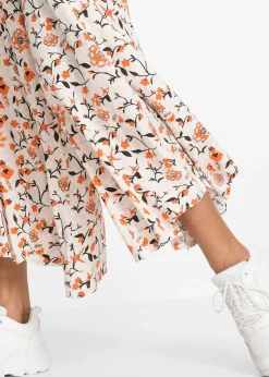 Femme bonprix Tailles Petite|Pantalon palazzo en viscose fluide