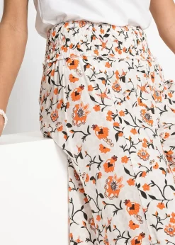 Femme bonprix Tailles Petite|Pantalon palazzo en viscose fluide