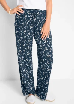 Femme bonprix Pantalons|Pantalon palazzo en viscose extensible