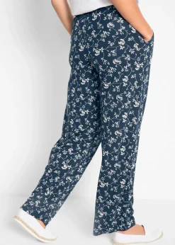 Femme bonprix Pantalons|Pantalon palazzo en viscose extensible