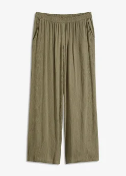Femme bonprix Pantalons|Pantalon palazzo en viscose douce
