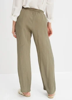 Femme bonprix Pantalons|Pantalon palazzo en viscose douce