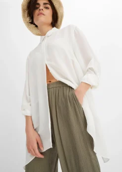 Femme bonprix Pantalons|Pantalon palazzo en viscose douce