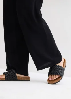 Femme bonprix Pantalons|Pantalon palazzo en viscose douce