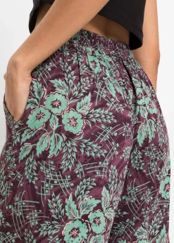 Femme bonprix Pantalons|Pantalon palazzo en viscose fluide