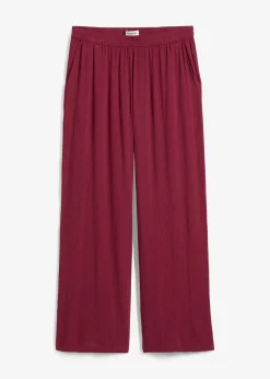 bonprix Pantalon palazzo en viscose douce|Femme Pantalons