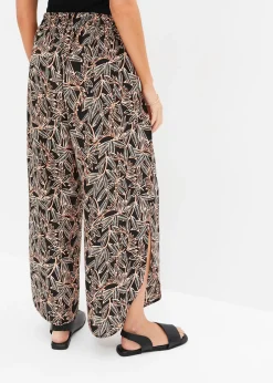 Femme bonprix Pantalons|Pantalon palazzo fendu en bas