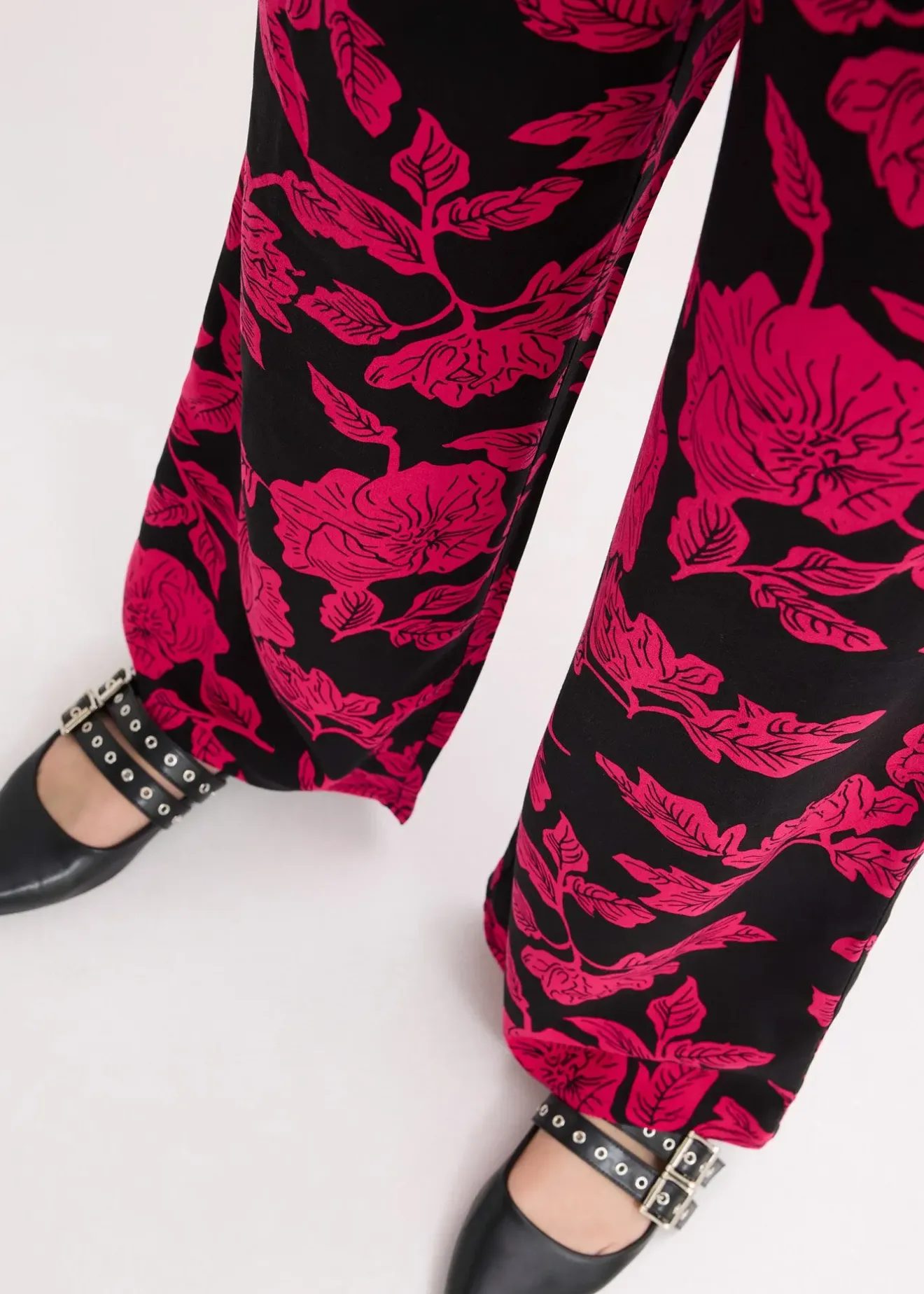 Femme bonprix Pantalons|Pantalon palazzo imprimé en viscose