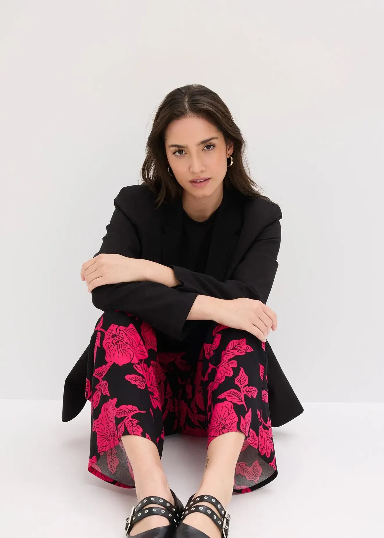 Femme bonprix Pantalons|Pantalon palazzo imprimé en viscose