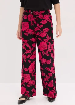 Femme bonprix Pantalons|Pantalon palazzo imprimé en viscose
