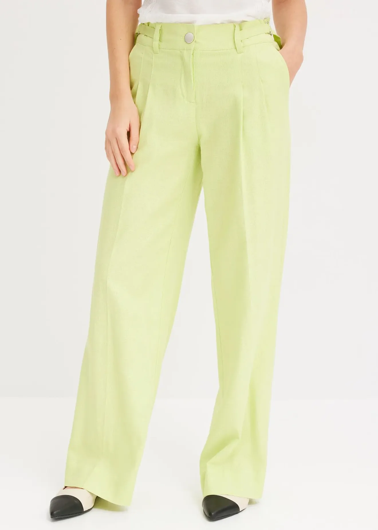 bonprix Pantalon palazzo léger|Femme Pantalons