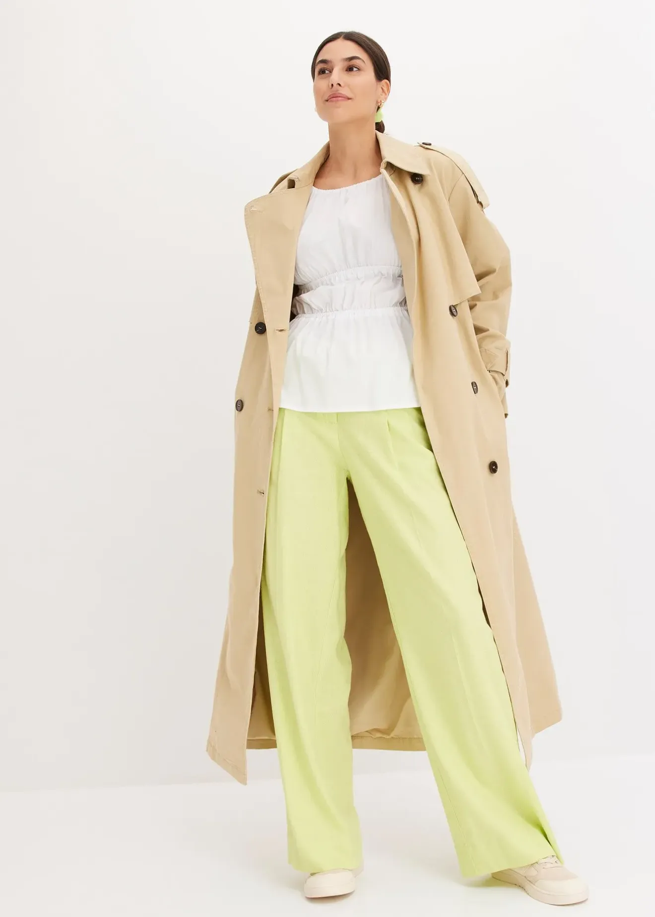 bonprix Pantalon palazzo léger|Femme Pantalons