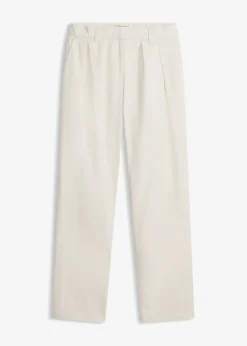 Femme bonprix Pantalons|Pantalon paper bag 100% coton