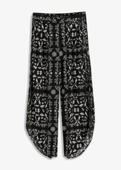 Femme bonprix Pantalons|Pantalon paréo fendu sur les côtés