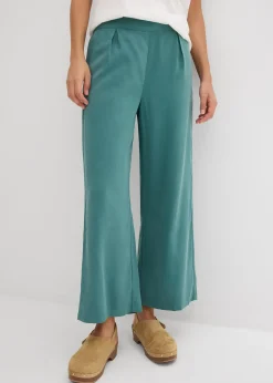 bonprix Pantalon raccourci en viscose mélangée|Femme Pantalons