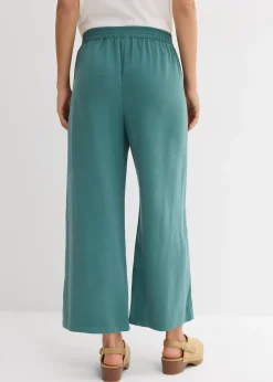 bonprix Pantalon raccourci en viscose mélangée|Femme Pantalons