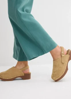 bonprix Pantalon raccourci en viscose mélangée|Femme Pantalons