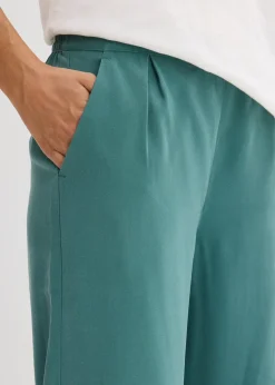 bonprix Pantalon raccourci en viscose mélangée|Femme Pantalons