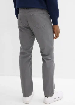 bonprix Pantalon regular en twill, droit, 100% coton|Homme Pantalons