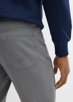 bonprix Pantalon regular en twill, droit, 100% coton|Homme Pantalons