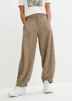 Femme bonprix Pantalons|Pantalon sarouel 100% coton