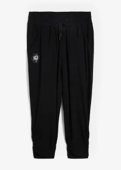 bonprix Pantalon sarouel décontracté avec ourlet resserré|Femme Homewear|Homewear