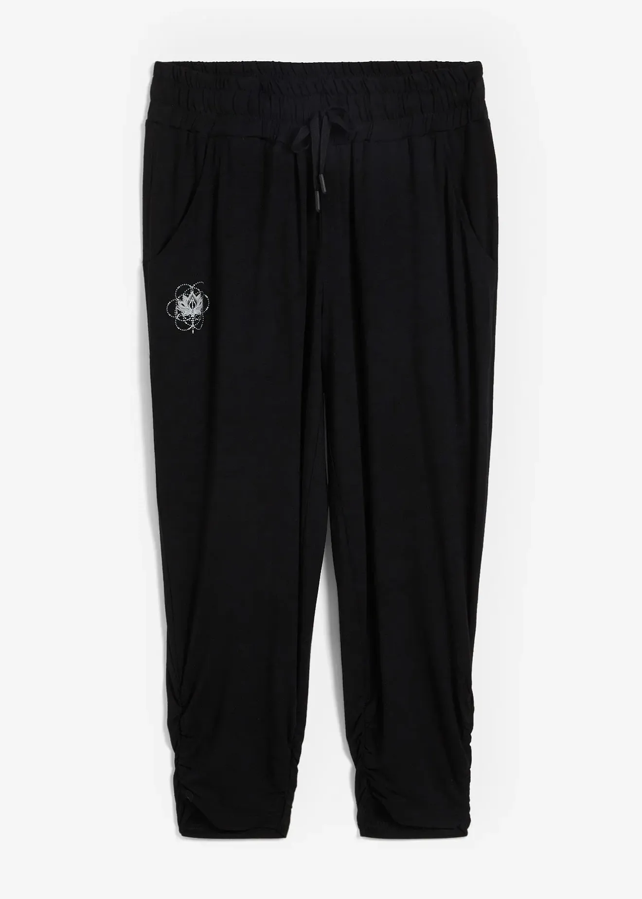 bonprix Pantalon sarouel décontracté avec ourlet resserré|Femme Homewear|Homewear