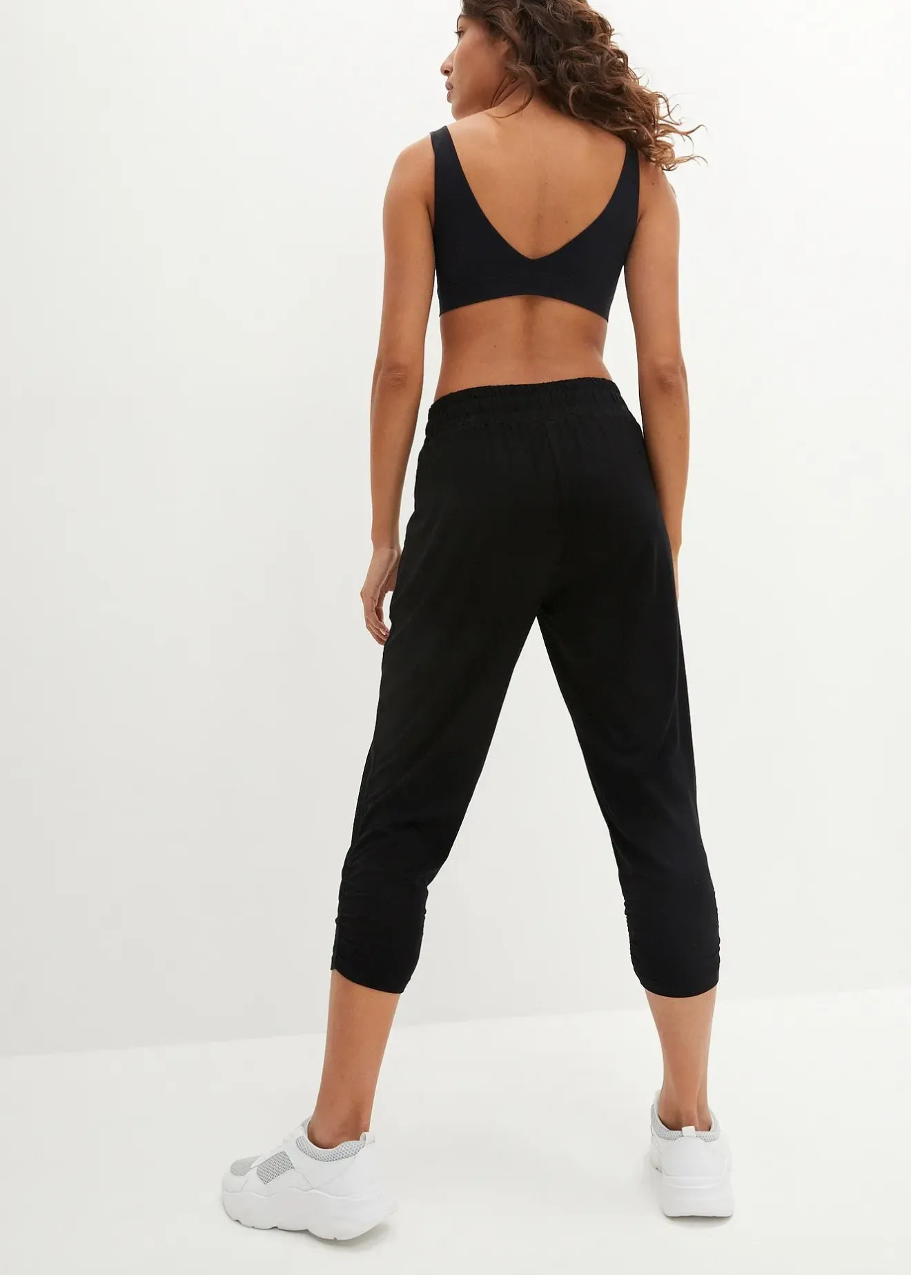 bonprix Pantalon sarouel décontracté avec ourlet resserré|Femme Homewear|Homewear