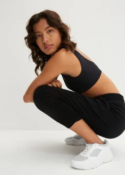 bonprix Pantalon sarouel décontracté avec ourlet resserré|Femme Homewear|Homewear