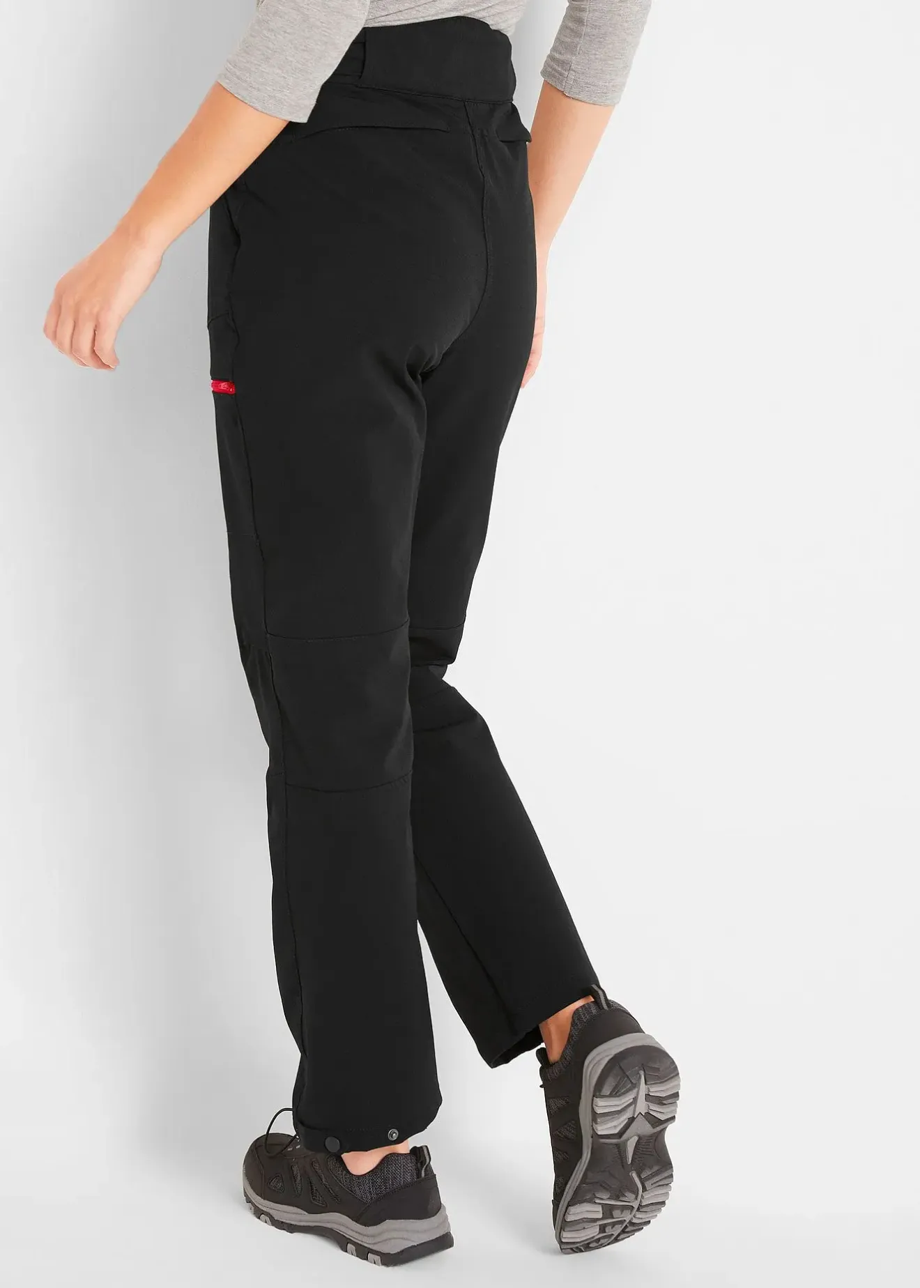Femme bonprix Vêtements De Plein Air|Vêtements De Sport|Pantalon softshell extensible à poches, déperlant